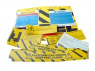 1000kg Decal and Flag Kit 74405