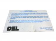 Preventative Maintenance Decal 72285