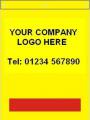 Tail Lift Flags with your own Logo & Telephone No. Prices from £2.13ea